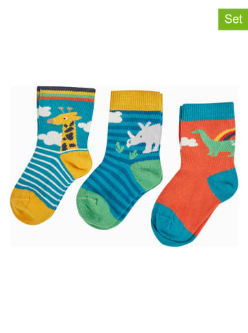 Frugi 3er-Set: Socken in Bunt