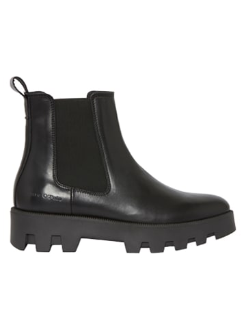 Marc O'Polo Shoes Leder-Chelsea-Boots in Schwarz