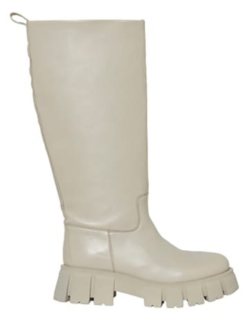 Marc O'Polo Shoes Leder-Stiefel in Creme