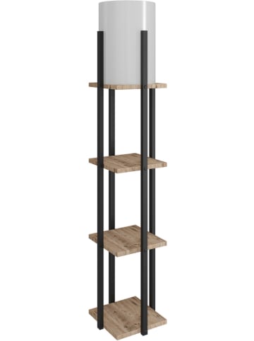 Opviq Standleuchte in Hellbraun/ Schwarz - (H)135 cm