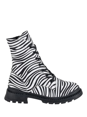 Lizza Shoes Boots wit/zwart