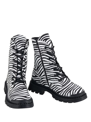 Lizza Shoes Boots wit/zwart