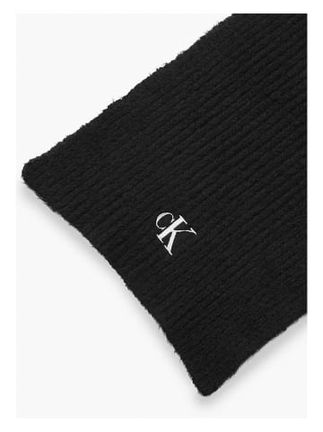 CALVIN KLEIN UNDERWEAR Mütze und Schal in Schwarz