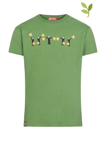 Derbe Shirt in Grün