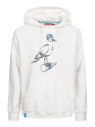 Derbe Hoodie in Weiß