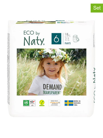 Naty 4er-Set: Ökopants Gr. 6 - 4x 18 Stück