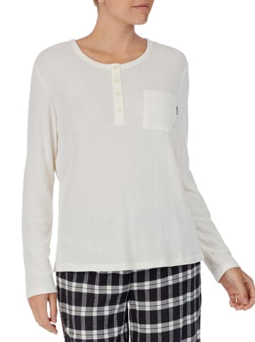 DKNY Koszulka piżamowa w kolorze kremowym
