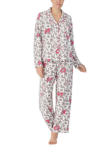 DKNY Pyjama grijs/wit