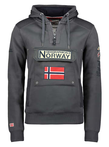 Geographical Norway Hoodie "Gymclass" in Anthrazit