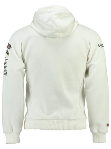Geographical Norway Hoodie "Gymclass" in Weiß