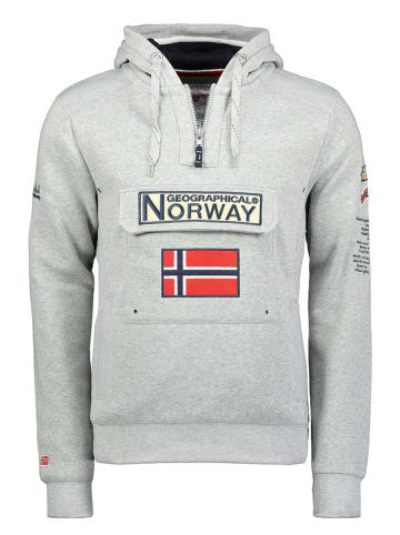 Geographical Norway Bluza "Gymclass" w kolorze jasnoszarym