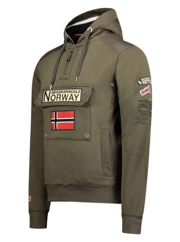 Geographical Norway Hoodie "Gymclass" kaki