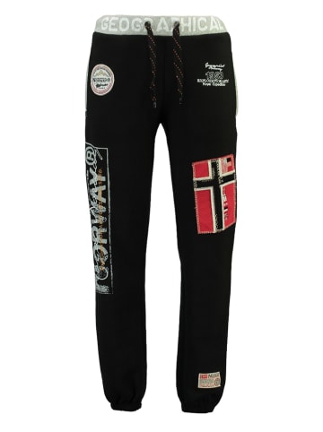 Geographical Norway Spodnie dresowe "Myer" w kolorze czarnym