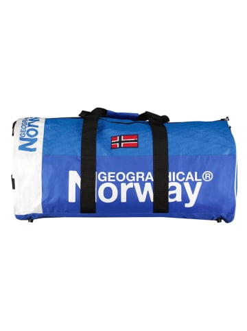 Geographical Norway Weekendtas "Suzy" blauw - (B)75 x (H)35 x (D)35 cm