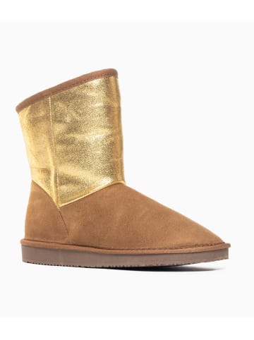 Blackfield Winterboots "Clane" lichtbruin/goudkleurig