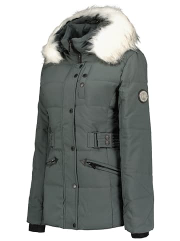 Maison Montaigne Steppjacke "Chesmai" in Oliv/ Grau