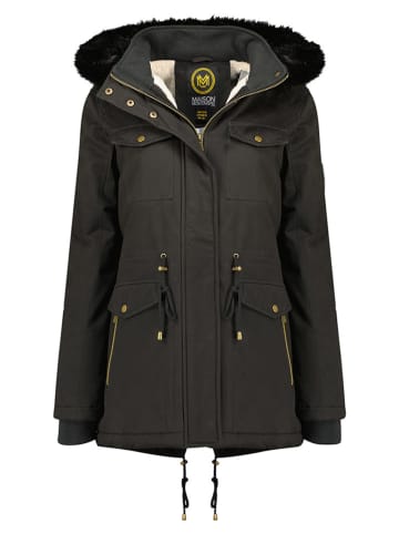 Maison Montaigne Parka "Celemai" w kolorze czarnym