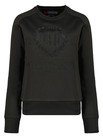 Maison Montaigne Sweatshirt "Fimosai" in Schwarz