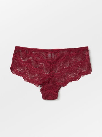 Becksöndergaard 2-delige set: tailleslips bordeaux/lichtroze