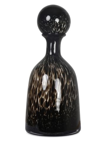 Deco Lorrie Vase "Bouteille" in Schwarz - (H)33,5 x Ø 14,5 cm