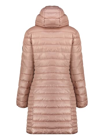 Geographical Norway Płaszcz pikowany "Annecy" w kolorze różowym