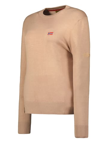 Geographical Norway Pullover "Fabrizia" in Taupe