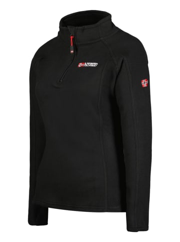 Geographical Norway Fleecepullover "Tug" in Schwarz