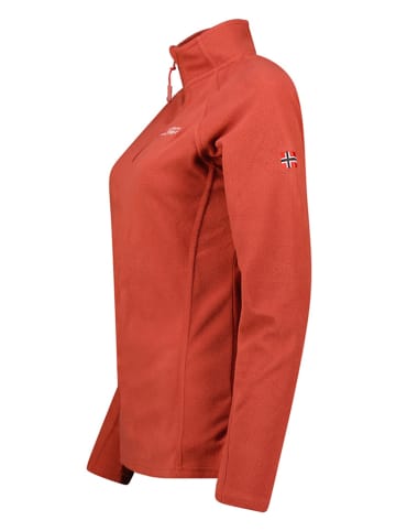 Geographical Norway Fleecepullover in Rot