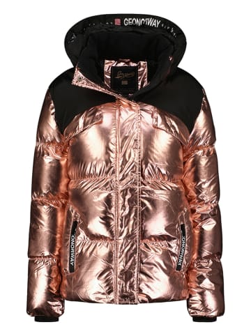 Geographical Norway Kurtka zimowa "Bilkiss" w kolorze różowym