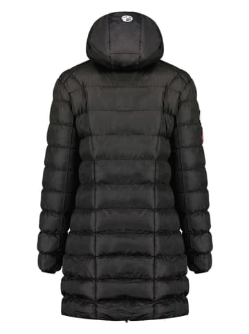Geographical Norway Doorgestikte mantel "Babette" zwart