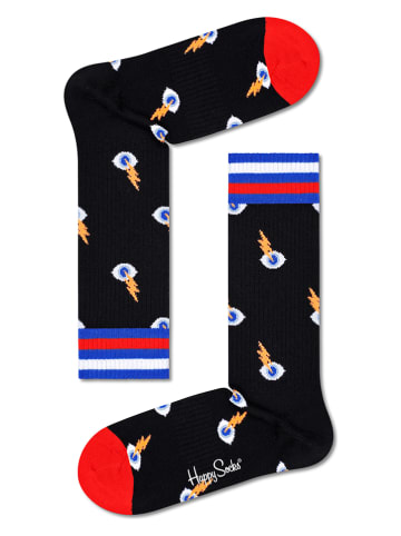 Happy Socks Sokken zwart/rood