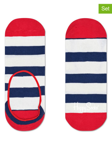 Happy Socks 2-delige set: sokken donkerblauw/wit/rood