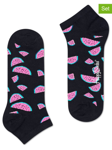 Happy Socks 2-delige set: sokken "Watermelon" zwart