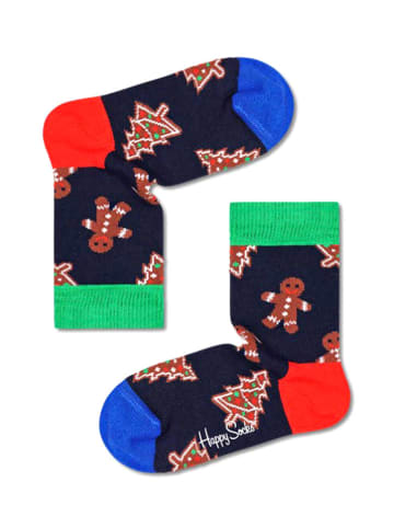 Happy Socks 2tlg. Geschenkset "Happy Hollidays" in Bunt