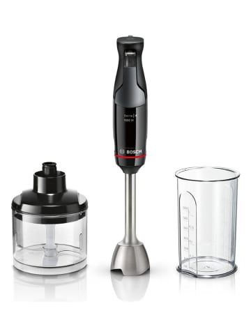 Bosch Kleingeräte Stabmixer "ErgoMaster Serie 4" mit Zubehör in Schwarz - 1.000 W