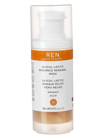 REN Gesichtsmaske "Glycol Lactic Radiance Renewal", 50 ml