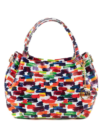 Mia Tomazzi Leder-Henkeltasche "Fezzan" in Bunt - (B)28 x (H)20 x (T)12 cm
