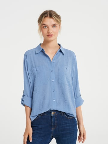 OPUS Blouse "Fidona" lichtblauw
