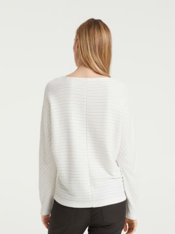 OPUS Sweter "Gelai" w kolorze białym
