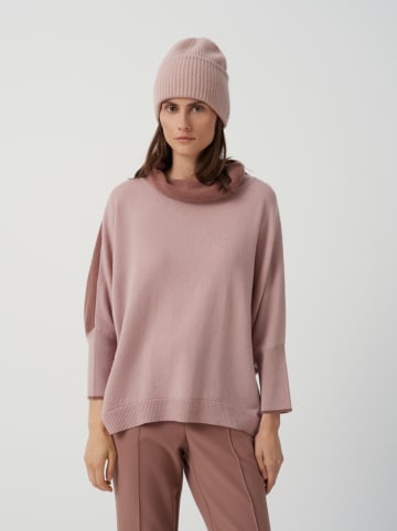 Someday Wełniany sweter "Tjasa" w kolorze szaroróżowym