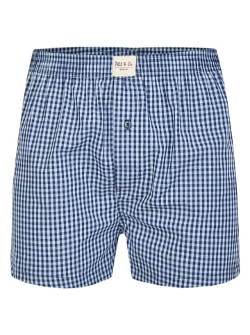 Phil & Co. Berlin 6er-Set: Boxershorts in Dunkelblau/ Blau/ Grau