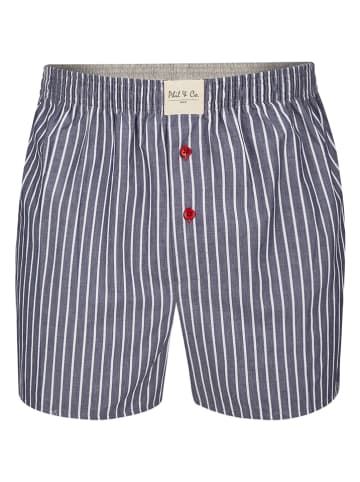 Phil & Co. Berlin 6er-Set: Boxershorts in Dunkelblau/ Blau