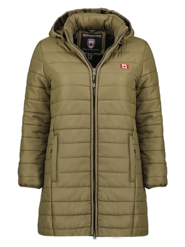 Canadian Peak Płaszcz pikowany "Atikeak" w kolorze khaki