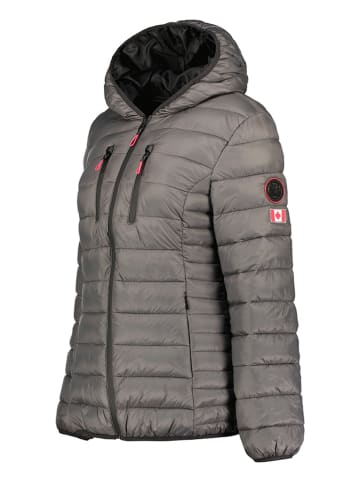 Canadian Peak Doorgestikte jas "Alareak" grijs