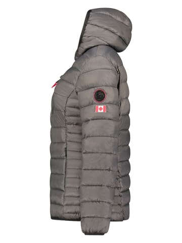 Canadian Peak Doorgestikte jas "Alareak" grijs