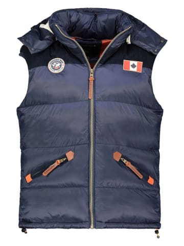 Canadian Peak Doorgestikte bodywarmer "Velianeak" donkerblauw