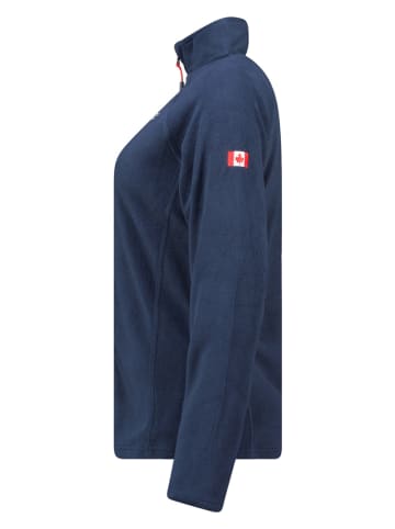 Canadian Peak Fleece vest "Tugeak" donkerblauw