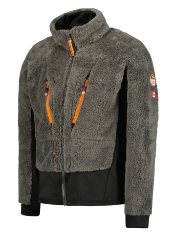 Canadian Peak Fleecejacke "Ulisteak" in Grau/ Schwarz