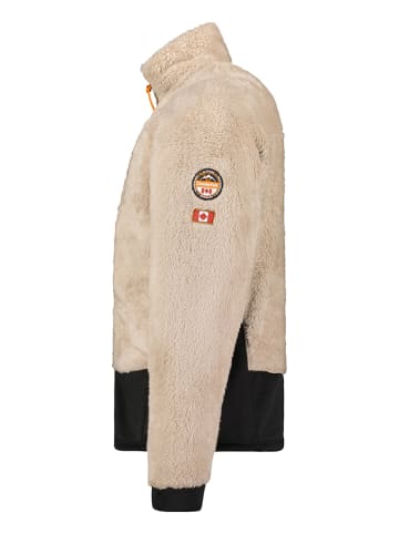 Canadian Peak Fleece vest "Ulisteak" beige/zwart