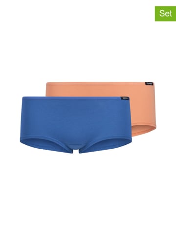 Skiny 2-delige set: hipsters oranje/blauw
